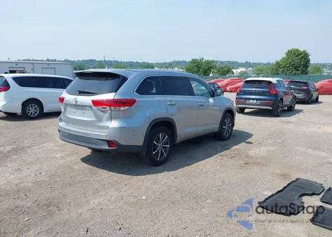 2018 Toyota Highlander Xle из США, поврежденный, VIN 5TDJZRFHXJS822640